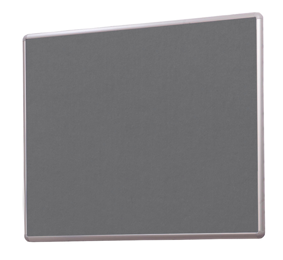 SmartShield Aluminium Framed Noticeboard in Grey